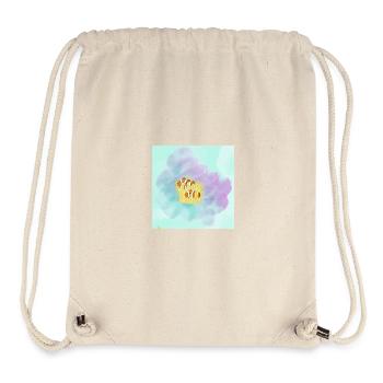Pastell Clownfisch Korallen - Stanley/Stella recycelter Gym Bag - Naturweiß - Vorne