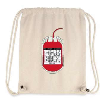 Tabelle der Blutspender und -empfänger - Stanley/Stella recycelter Gym Bag - Naturweiß - Vorne