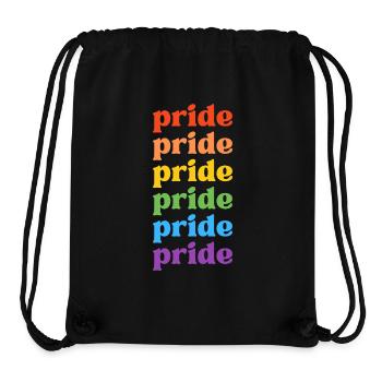 Pride - Stanley/Stella recycelter Gym Bag - Schwarz - Vorne