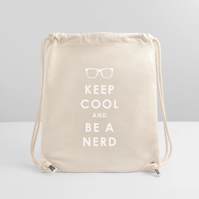 NERDY forever - Keep Cool und Be a Nerd Stanley/Stella recycelter Gym Bag