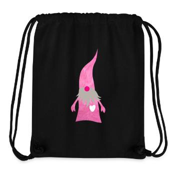 Wichtel Flausch Weihnachten Zwerg Herz Bart Mütze - Stanley/Stella recycelter Gym Bag - Schwarz - Vorne