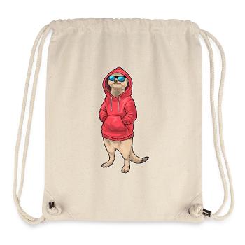 Erdmännchen Winter Sonnenbrille - Stanley/Stella recycelter Gym Bag - Naturweiß - Vorne