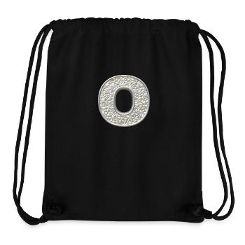 O, letter, letter O, initial, initial O, monogram, - Stanley/Stella recycelter Gym Bag - Schwarz - Vorne