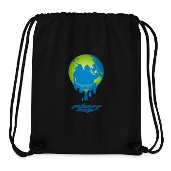 Melting Globe - Stanley/Stella Recycled Gym Bag - black - Front