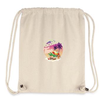 Casual Holiday Summer Motif - Stanley/Stella Recycled Gym Bag - natural - Front