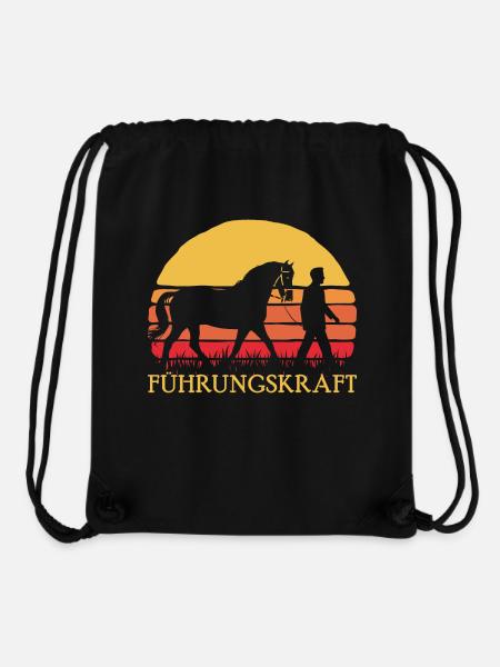 Führungskraft Pferd Geschenkidee Reiten Humor - Stanley/Stella recycelter Gym Bag - Schwarz