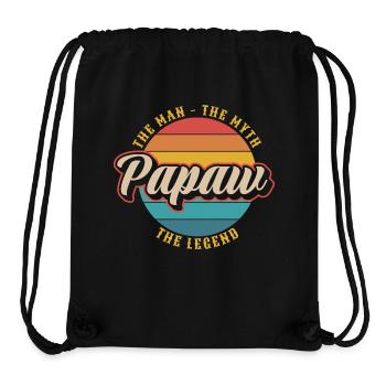 Papa Vater Opa Geschenkidee Papaw Spruch Humor - Stanley/Stella recycelter Gym Bag - Schwarz - Vorne