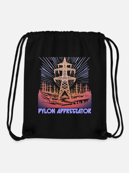Pylon Appreciator - Colour - Stanley/Stella Recycled Gym Bag - black