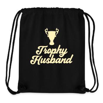 Ehemann Bräutigam Heirat Hochzeit Geschenkidee - Stanley/Stella recycelter Gym Bag - Schwarz - Vorne