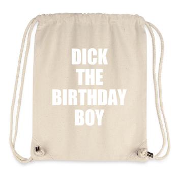 dick the birthday boy - Sac à cordon recyclé Stanley/Stella - blanc naturel - Devant