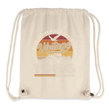 1966 Gift 59th Anniversary 1966 Vintage 1966 - Stanley/Stella Recycled Gym Bag - natural - Front