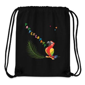 Papagei Papperlapapp - Stanley/Stella recycelter Gym Bag - Schwarz - Vorne
