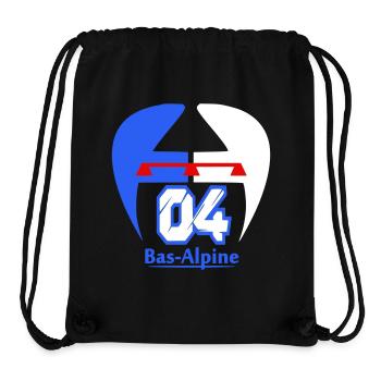 Bas-Alpine 04 logo - Stanley/Stella Recycled Gym Bag - black - Front