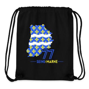 Seine et Marne 77 - Stanley/Stella Recycled Gym Bag - black - Front