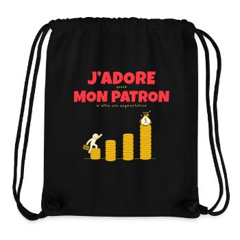 MEIN CHEF IST GROSSARTIG, WENN.... - Stanley/Stella recycelter Gym Bag - Schwarz - Vorne