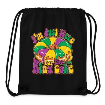 King Cake Mardi Gras - Stanley/Stella recycelter Gym Bag - Schwarz - Vorne