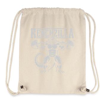 Bodybuilding Fitness Kraftmonster Barbell - Stanley/Stella recycelter Gym Bag - Naturweiß - Vorne