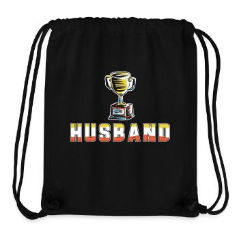 Ehemann Ehe Männer Geschenkidee Heirat Hochzeit - Stanley/Stella recycelter Gym Bag - Schwarz - Vorne