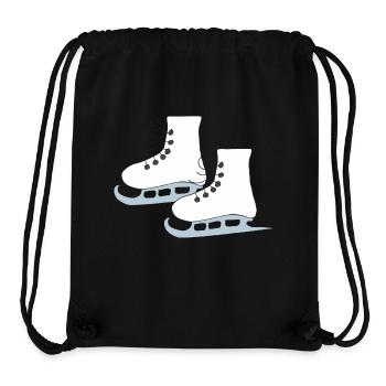 Patins à glace 2 - Sac à cordon recyclé Stanley/Stella - noir - Devant