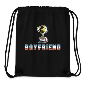 Freund Paare Liebe Beziehung Partner Geschenkidee - Stanley/Stella recycelter Gym Bag - Schwarz - Vorne