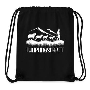 Führungskraft Schafe Hirte Geschenkidee Lustig - Stanley/Stella recycelter Gym Bag - Schwarz - Vorne