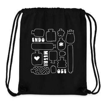 Endo Wärmflaschen [weiß] - Stanley/Stella recycelter Gym Bag - Schwarz - Vorne