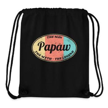 Papa Vater Opa Geschenkidee Papaw Spruch Humor - Stanley/Stella recycelter Gym Bag - Schwarz - Vorne