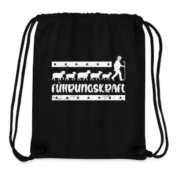 Führungskraft Schafe Hirte Geschenkidee Lustig - Stanley/Stella recycelter Gym Bag - Schwarz - Vorne