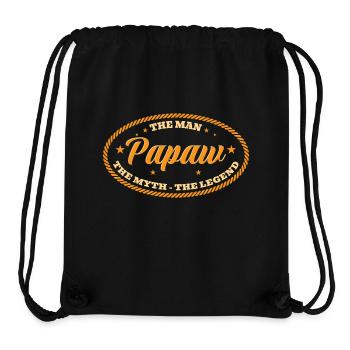 Papa Vater Opa Geschenkidee Papaw Spruch Humor - Stanley/Stella recycelter Gym Bag - Schwarz - Vorne