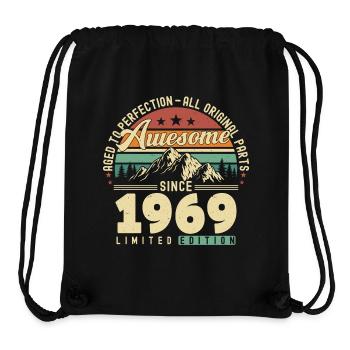 Great since 1969 - Stanley/Stella Recycled Gym Bag - black - Front