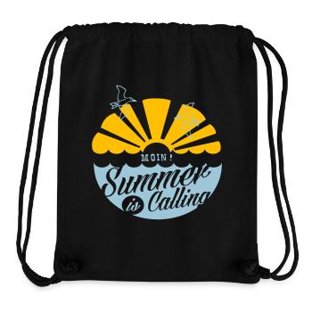 Summer is Calling - Stanley/Stella Recycled Gym Bag - black - Front