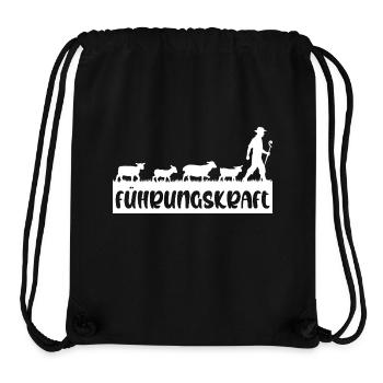 Führungskraft Schafe Hirte Geschenkidee Lustig - Stanley/Stella recycelter Gym Bag - Schwarz - Vorne