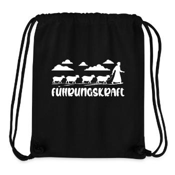Führungskraft Schafe Hirte Geschenkidee Lustig - Stanley/Stella recycelter Gym Bag - Schwarz - Vorne