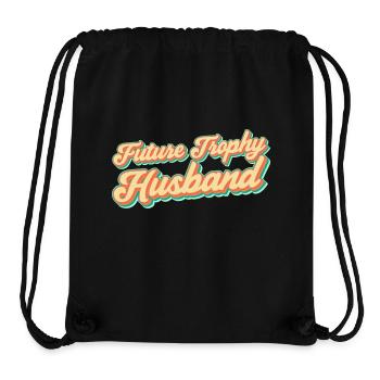 Husband Groom Marriage Engagement Gift Idea - Stanley/Stella Recycled Gym Bag - black - Front
