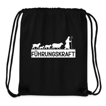 Führungskraft Schafe Schafhirte Geschenkidee Humor - Stanley/Stella recycelter Gym Bag - Schwarz - Vorne