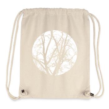 Baum Äste mystischer Wald Vollmond Shirt Motiv - Stanley/Stella recycelter Gym Bag - Naturweiß - Vorne