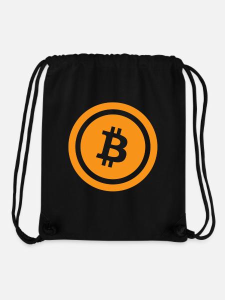 Bitcoin - Sac à cordon recyclé Stanley/Stella - noir