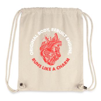 Herzherzchirurgie Krankenhaus Herzinfarkt Grafik - Stanley/Stella recycelter Gym Bag - Naturweiß - Vorne