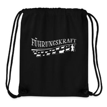 Führungskraft Schafe Hirte Geschenkidee Lustig - Stanley/Stella recycelter Gym Bag - Schwarz - Vorne