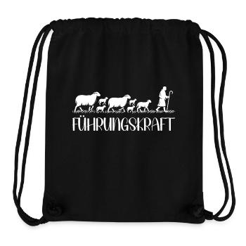 Führungskraft Schafe Geschenkidee Schafhirte Humor - Stanley/Stella recycelter Gym Bag - Schwarz - Vorne