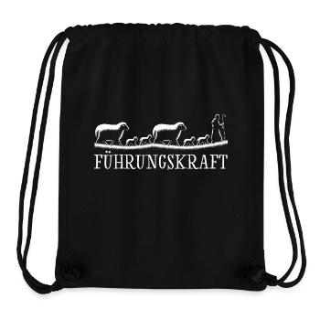 Führungskraft Schafe Hirte Geschenkidee Lustig - Stanley/Stella recycelter Gym Bag - Schwarz - Vorne
