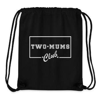 Two mums club LGBT 2 Mamas Mütter - Stanley/Stella Recycled Gym Bag - black - Front