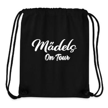 Mädels Tour Frauen Mannschaft Verein Junggesellin - Stanley/Stella recycelter Gym Bag - Schwarz - Vorne
