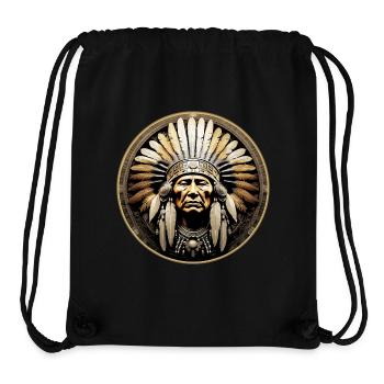 INDISCH - 1 - Stanley/Stella recycelter Gym Bag - Schwarz - Vorne