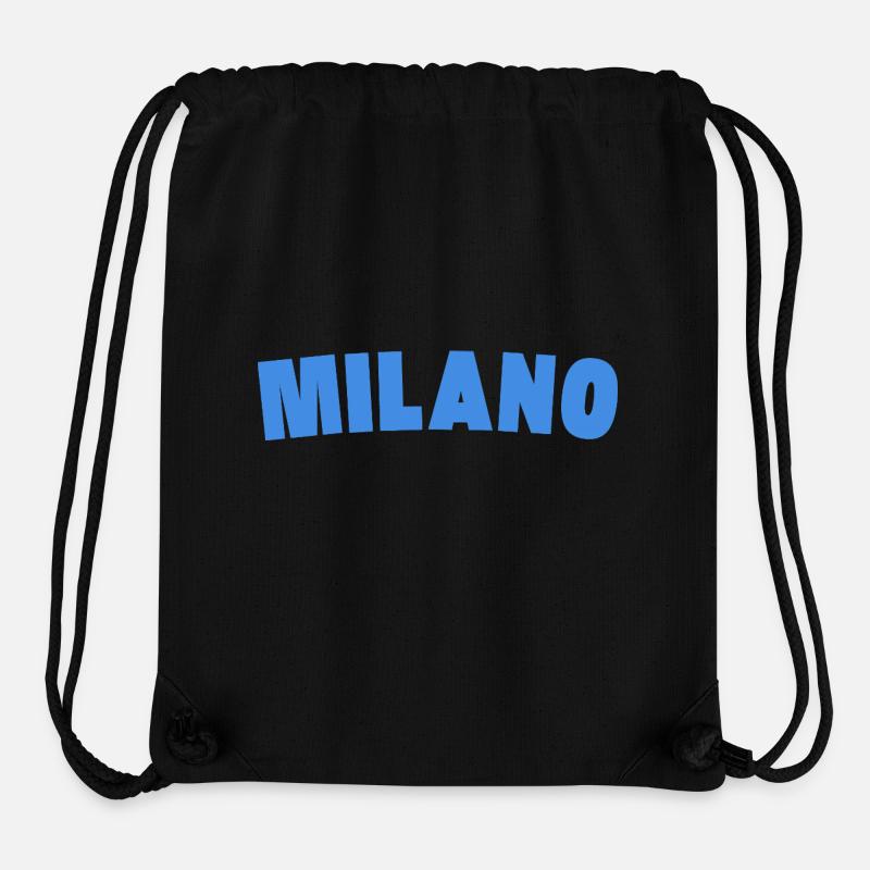 Milano Mailand Milan - Stanley/Stella recycelter Gym Bag - Schwarz
