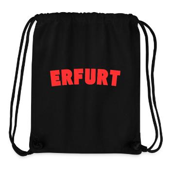 Erfurt - Stanley/Stella recycelter Gym Bag - Schwarz - Vorne