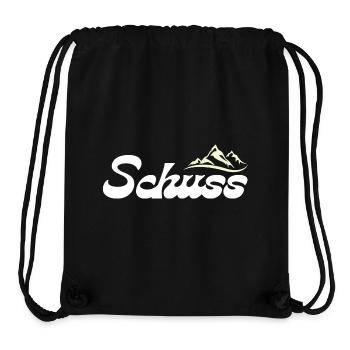 SCHUSS! SNOW TIME! T-SHIRT SKI SWEATSHIRTS WINTER CHRISTMAS - Stanley/Stella Recycled Gym Bag - black - Front