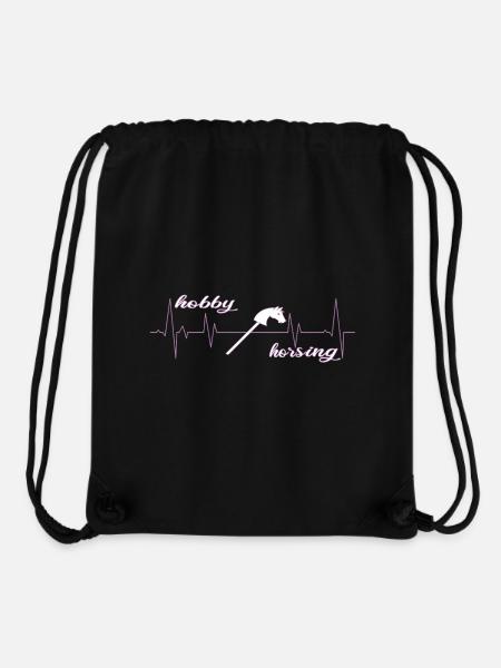 hobby horsing herzschlag steckenpferd - Stanley/Stella recycelter Gym Bag - Schwarz
