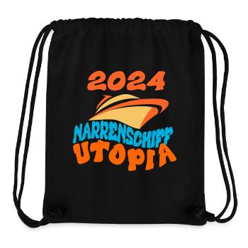 Ship of Fools Utopia, Ostrich Quote - Stanley/Stella Recycled Gym Bag - black - Front