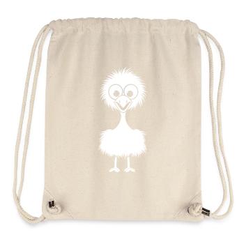 autruche - Sac à cordon recyclé Stanley/Stella - blanc naturel - Devant